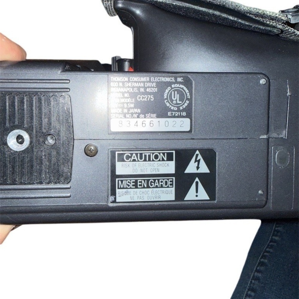 RCA VHS HQ Camcorder Solid State Image Sensor w/ Hard Case & Accessories vintage - Picture 5 of 15